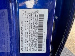 2020 Honda Accord Sport 4dr Sedan (1.5T I4 CVT)