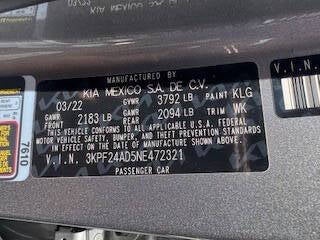 2022 Kia Forte LXS 4dr Sedan