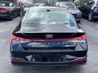 2022 Hyundai Elantra Hybrid Blue 4dr Sedan