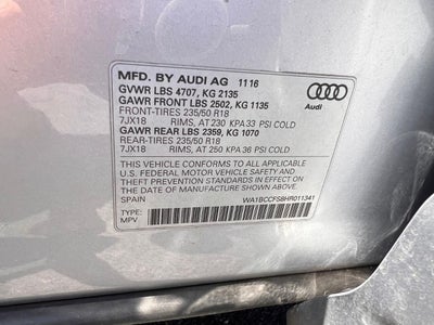 2017 Audi Q3 2.0T Premium 4dr SUV