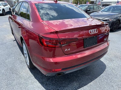 2018 Audi A4 2.0T ultra Premium 4dr Sedan w/Summer of Audi selection