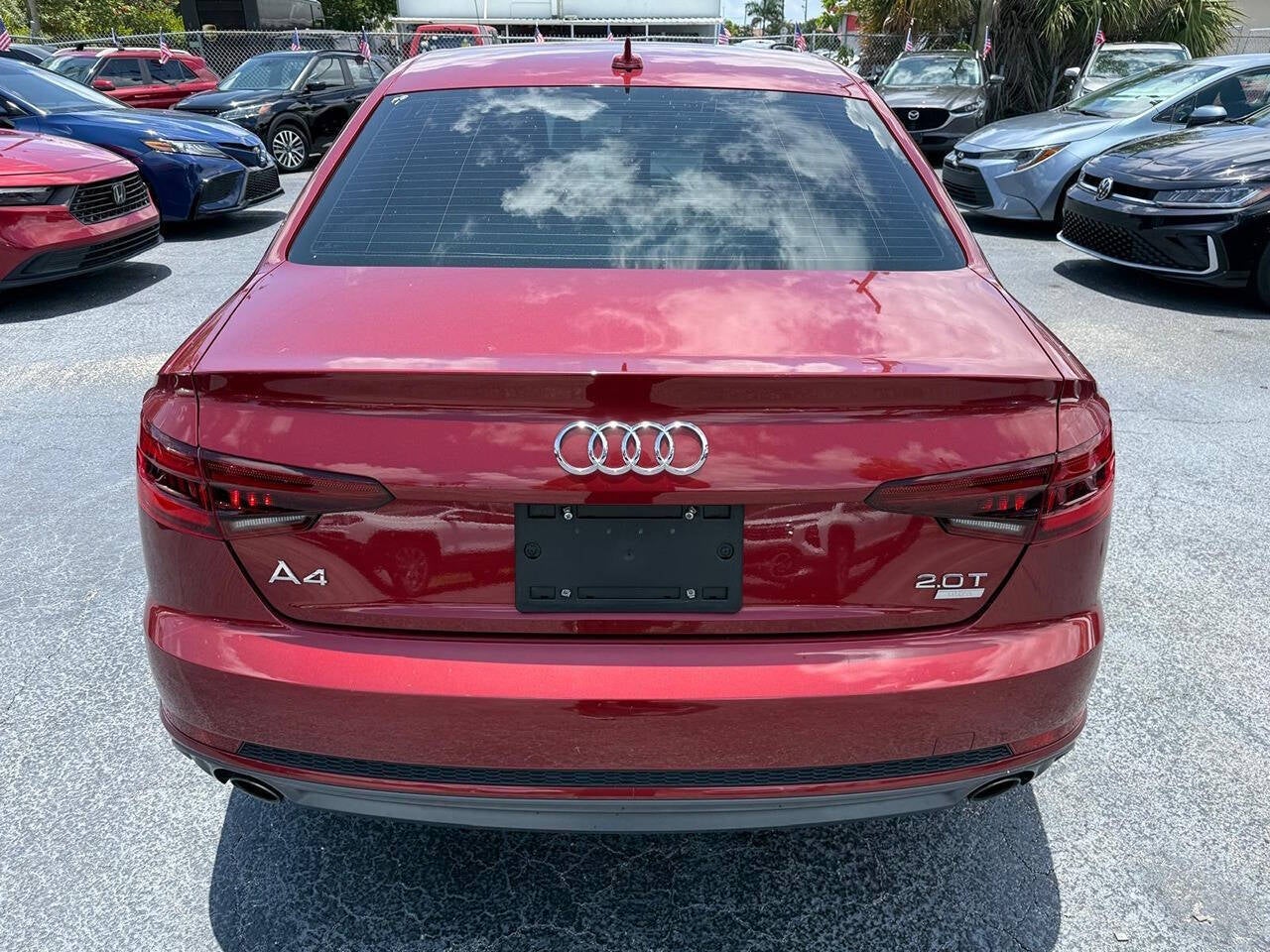 2018 Audi A4 2.0T ultra Premium 4dr Sedan w/Summer of Audi selection